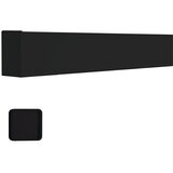 DIAMOND DOORS vodila za steklena drsna vrata diamond doors black edition linea 40 premium (aluminij, 190 cm, črna) Cene