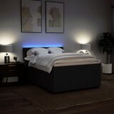 Krevet s oprugama i madracem crni 140x200 cm od tkanine | shoptok.hr