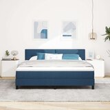  Postelja boxspring z vzmetnico Modra 180 x 200 cm blago, (5000128610) | Shoptok.si