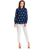 Awama Woman's Shirt A239 Navy Blue Cene