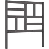  Uzglavlje za krevet sivo 81 x 4 x 104 cm od masivne borovine | shoptok.hr
