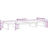  Stalak za monitor podesivi bijeli 80 x 24 x 10 5 cm drveni | shoptok.hr