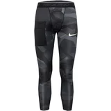 Nike Športne hlače siva / grafit / črna