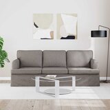 SOFA Sivo-smeđa 201 x 80 x 85 cm tkanina | shoptok.hr
