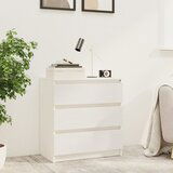 The Living Store Nočna omarica bela 60x36x64 cm trdna borovina - Nočna Omarica, (21433428) | Shoptok.si
