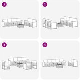  Setovi sofa 8 kom. Čvrsto drvo akacije | shoptok.hr