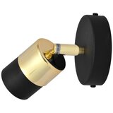  LED zidno spot svetlo TUBSSON 1xGU10/4,8W/230V crna/zlatna | Eponuda.com