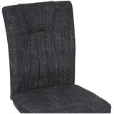 CARRYHOME stol, kovina, tekstil siva | Shoptok.si