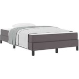  Krevetna konstrukcija s madracem Siva 120 x 190 cm tkanina | shoptok.hr