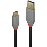 Lindy USB kabel USB 3.2 gen. 2 (USB 3.1 gen. 2) USB-C® vtič\, USB-A vtič 0.50 m črna\, siva 36910, (20416256) | Shoptok.si