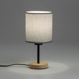 Brilagi - Stona lampa NUBILA WOOD 1xE27/25W/230V hrast/siva | Eponuda.com