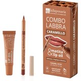 La Saponaria Poklon set za usne - Caramello Cijene