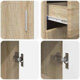  Kreveta s policom FLORIN Sonoma hrast 88,5 x 30,5 x 73 cm | shoptok.hr