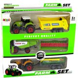  Set of Agricultural Machinery Tractors with Trailers and Harvester | shoptok.hr