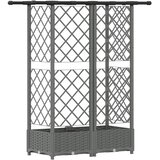 Povišeni krevet s mrežom i krovom Svjetlosiva 124 x 40 x 121 cm | shoptok.hr