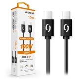 ALIGATOR DATKP46 - USB-C na USB-C kabl, 100 W USB Power Delivery, 1,5 m, crna | Eponuda.com