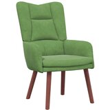 vidaXL Udobna stolica svetlo zelena žamet, (22054491) | Shoptok.si