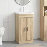  Kupaonski umivaonik s sudoperom Hrast sonoma 42 x 40 x 84,5 cm | shoptok.hr