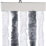 vidaXL Zastor protiv insekata sivo-bijeli 56 x 185 cm šenil | shoptok.hr