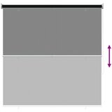  Vanjska roleta 90% blokada UV zraka Crna 140 x 140 cm HDPE | shoptok.hr