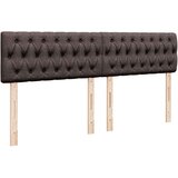  Krevet s oprugama i madracem tamnosmeđi 200x200 cm od tkanine | shoptok.hr