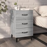 vidaXL Nočna omarica siva sonoma 40x40x66 cm inženirski les | Shoptok.si