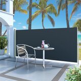 Maison Chic Zložljiva stranska tenda - Senčniki za teraso 140x300 cm črna, (22039525) | Shoptok.si