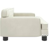  Krevet za pse krem 70 x 45 x 30 cm baršunasti | shoptok.hr