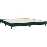  Krevet s boxspring oprugama bez madraca tamnozeleni 180x220 cm baršun | shoptok.hr