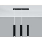  Obesna svetilka LAGOS 3L črna, (21348027) | Shoptok.si