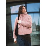 Reserved Jakna s visokim udjelom vune - pastelnoružičasto | shoptok.hr