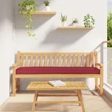 Blazina za klop Vino Rdeča 200x40x8 cm Oxford Tkanina, (22090597)