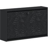  Ormar za cipele na zidu DELFT 71 x 17 x 43 cm Konstruirano drvo - Crna | shoptok.hr