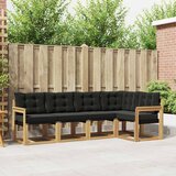  Set vanjskih sofa 5 kom. Bijela i crna Cijene