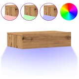  2-dijelni set TV ormarića s LED svjetlima Artisan hrast | Eponuda.com