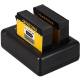  polnilec za baterijo gopro hero 4, AHDBT-401, dvojni, microusb | Shoptok.si