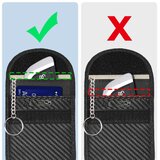 TECH-PROTECT RFID blokirajuća futrola za ključeve od automobila s držačem kartice - Carbon Fiber | shoptok.hr