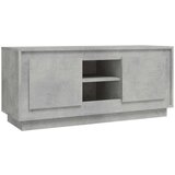 TV ormarić boja betona 102x35x45 cm od konstruiranog drva | shoptok.hr