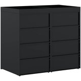  Skladištenje kanti za 2 kante Crna 136 x 77,5 x 121,5 cm | shoptok.hr