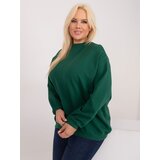 BASIC Feel Good Sweatshirt-RV-BL-6299.11-dark green | Shoptok.si