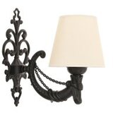 Opviq zidna lampa gloria cream black
