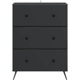  Ormar s ladicama 66 x 34,5 x 90 cm Konstruirano drvo Crna | shoptok.hr