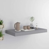 vidaXL plutajuća zidna polica siva 50 x 23 x 3,8 cm MDF cijene
