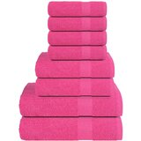 vidaXL Komplet brisač 8-delni roza 360 gsm 100% bombaž | Shoptok.si