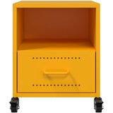  Noćni ormarići 2 kom boje senfa 36x39x43,5 cm čelični | shoptok.hr