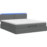  Krevet od pjene s madracem i LED-om Tamnosiva 140 x 190 cm | shoptok.hr