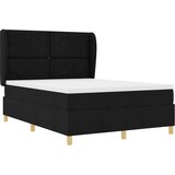  Box Spring postelja z vzmetnico Črna 160x200 cm Tkanina, (22051753) | Shoptok.si