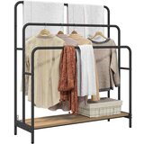 vidaXL Sušilnik za oblačila s polico artisan hrast 90 x 30 x 100.5 cm | Shoptok.si