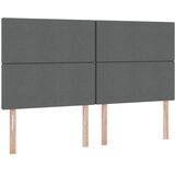  Krevet s od storage s uzglavljem Tamnosiva 200 x 200 cm Tkanina | shoptok.hr