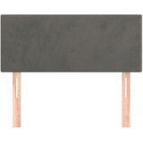  Uzglavlje tamnosivo 80 x 5 x 78/88 cm baršunasto | shoptok.hr